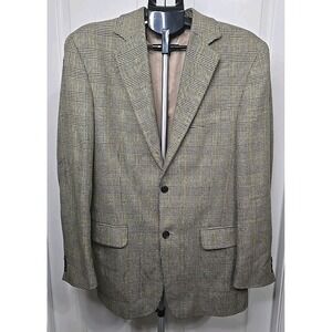 Gianfranco Ruffin Italy Men's Blazer L-40 Plaid